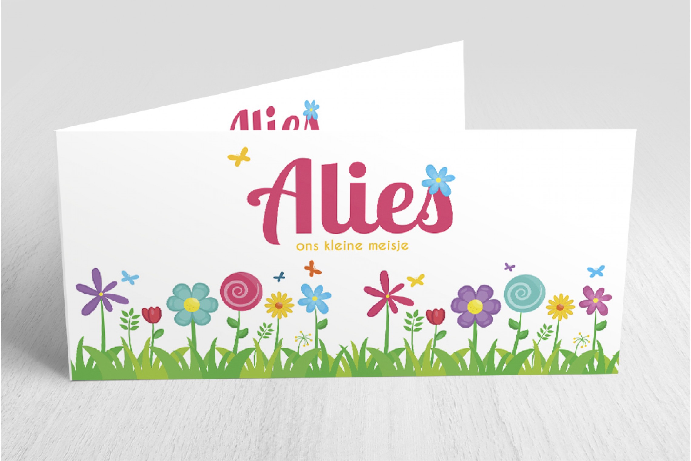 Bloemen in gras