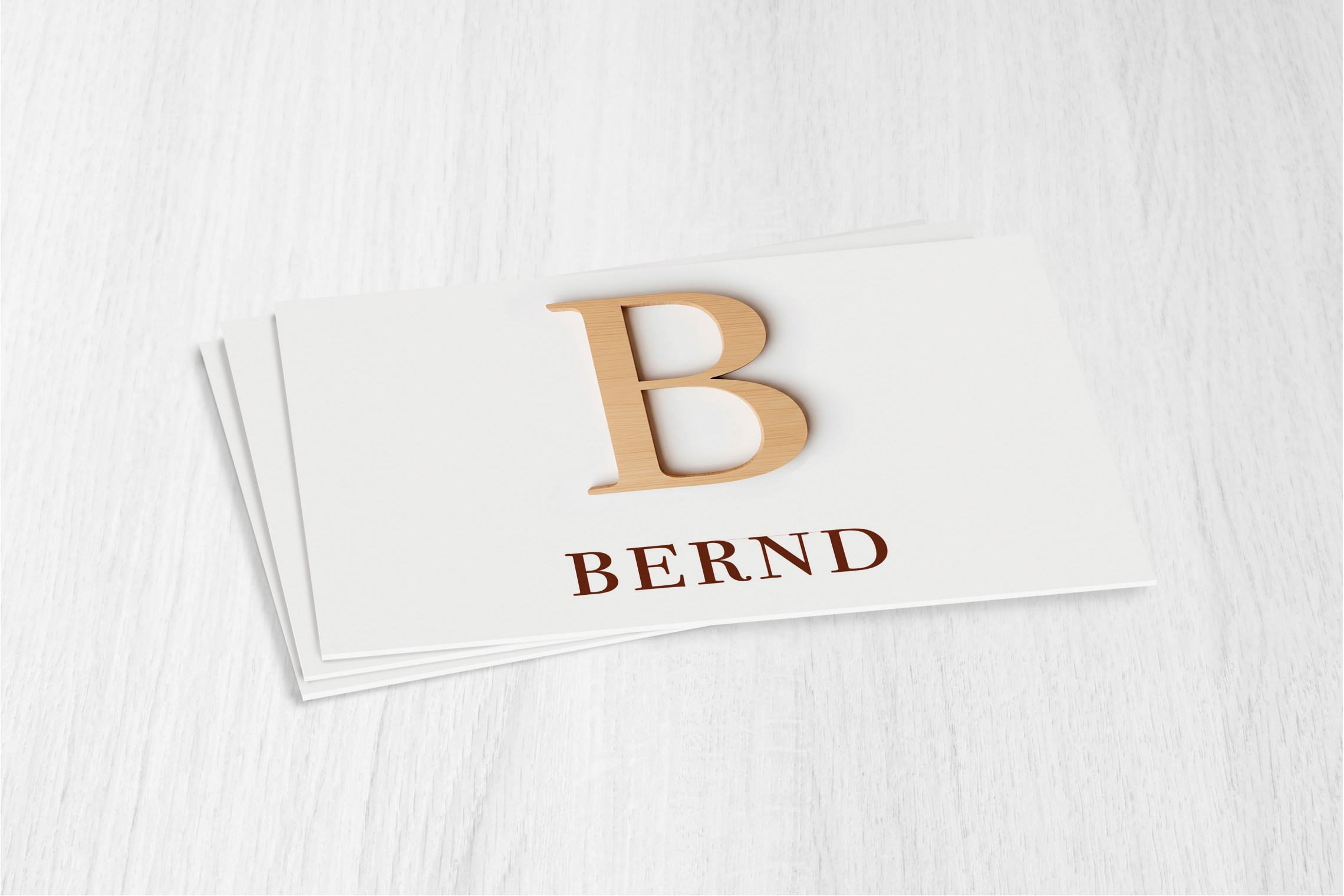Houten letter