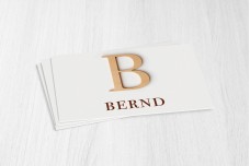 Houten letter