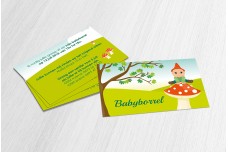 Kaboutertje op paddestoel