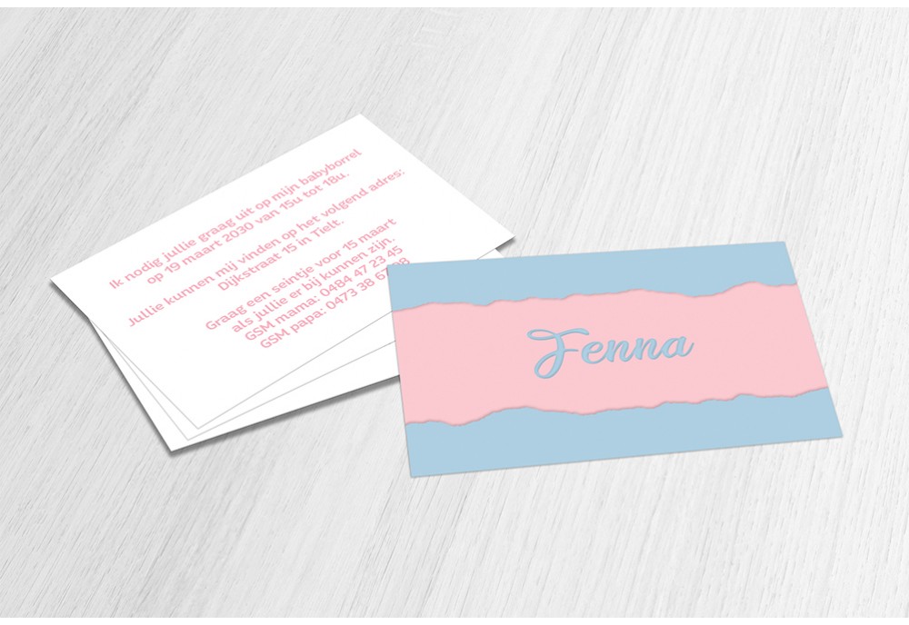 Roze en blauw Roze en blauw