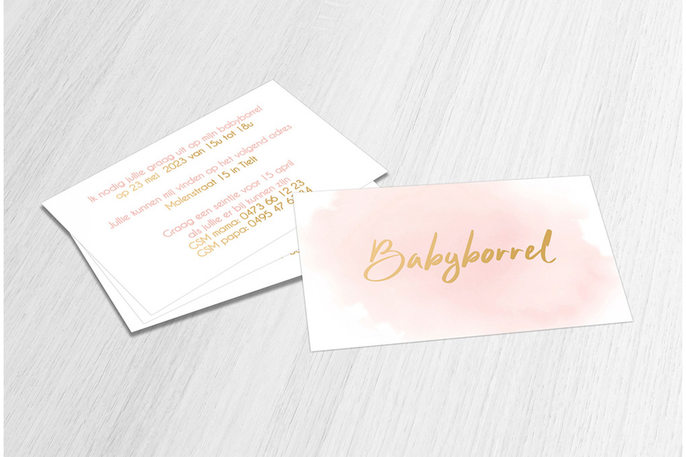 Roze aquarelvlek