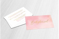 Roze met een gouden hart