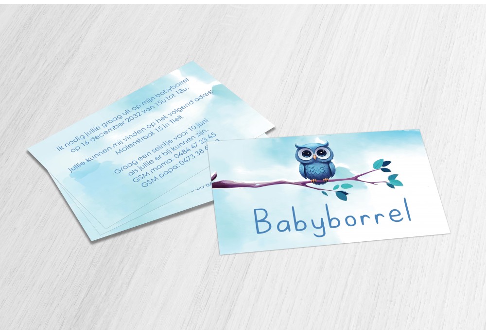 Lieve uil blauw Lieve uil blauw