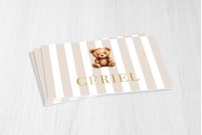 Beertje en bruine strepen