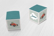 Jongen in racewagen Jongen in racewagen