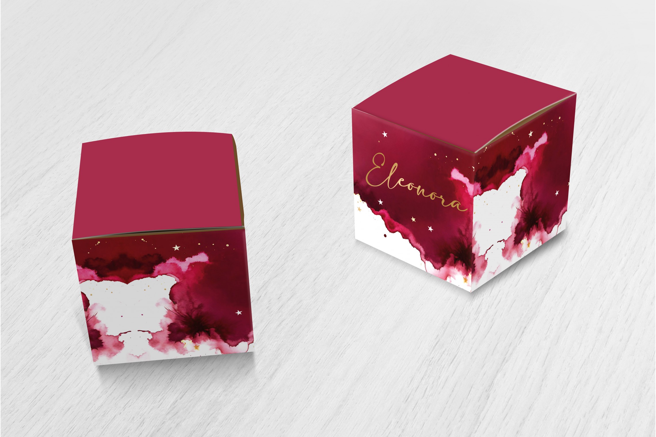 Bordeaux inktdruppel