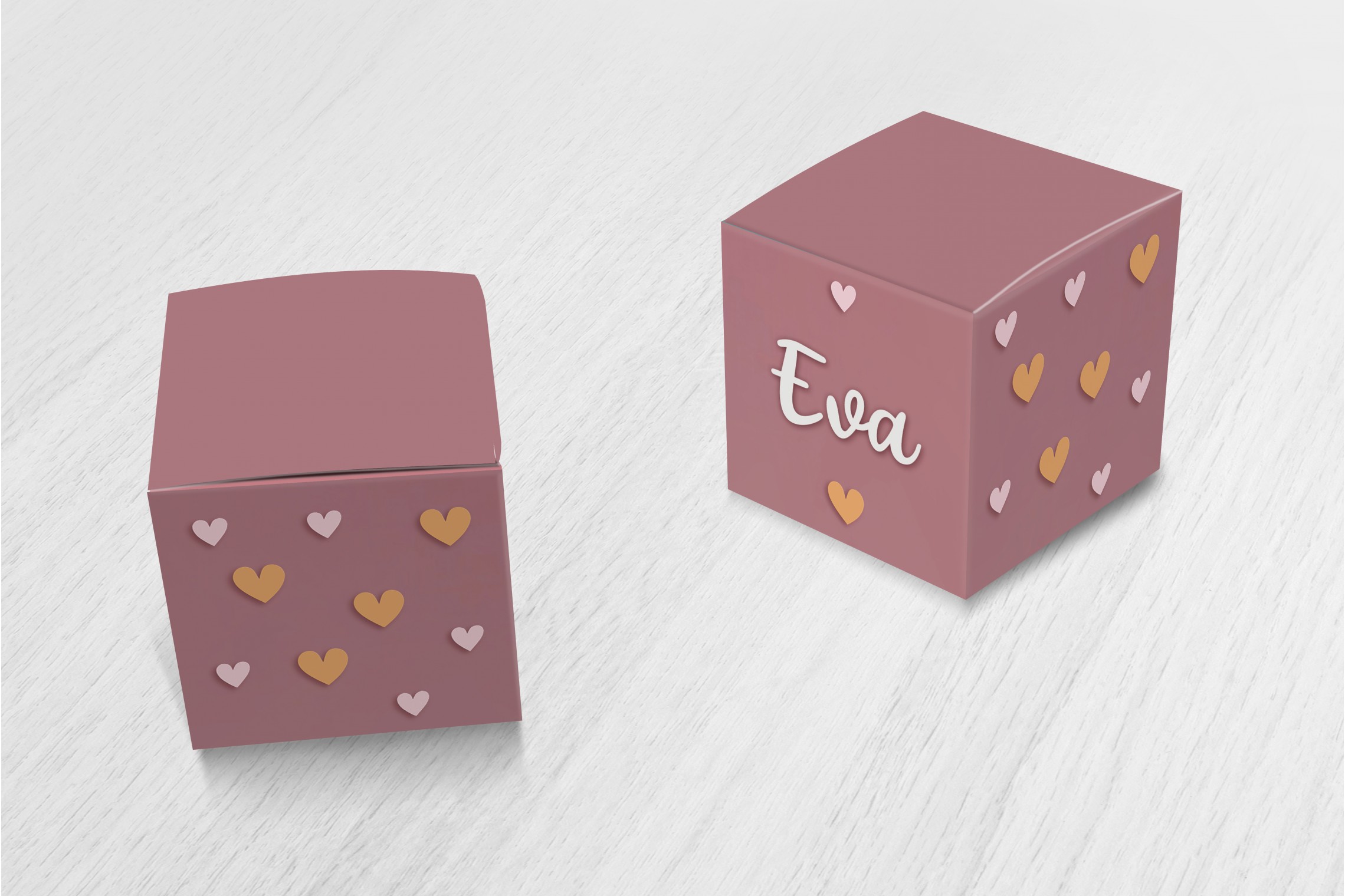 Twee hartjes