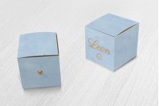 Blauw met bronzen leeuw Blauw met bronzen leeuw