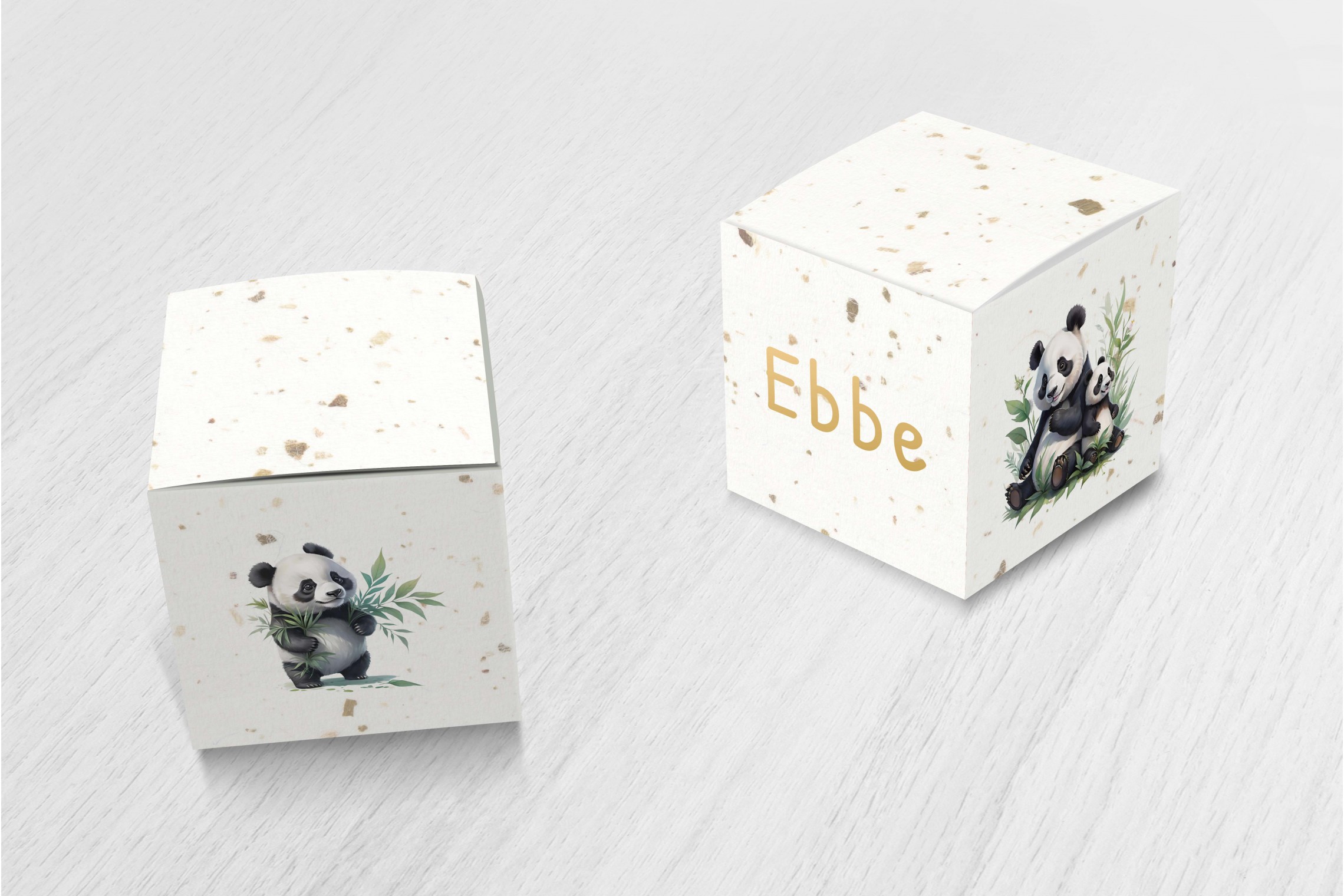 Grote panda en kleine panda
