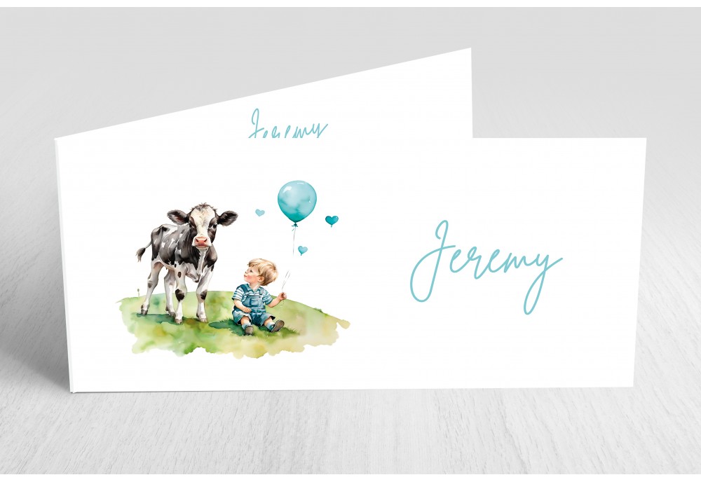 De jongen met een koetje De jongen met een koetje