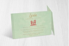 Gouden letter met bloemen Gouden letter met bloemen