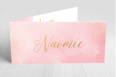 Roze met een gouden hart Roze met een gouden hart