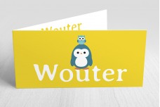 Pinguin met uiltje Pinguin met uiltje