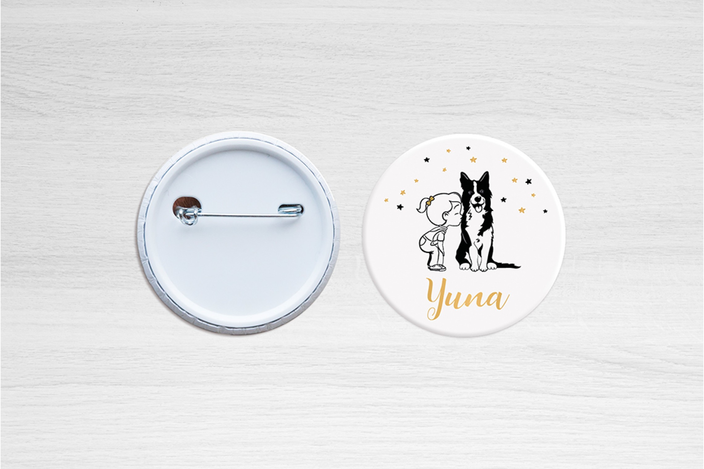 Meisje met Border Collie