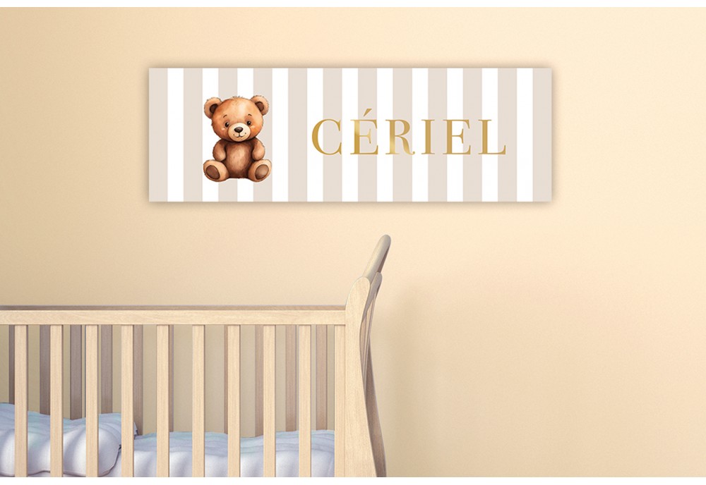 Beertje en bruine strepen