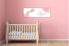 Paard met aquarel Paard met aquarel