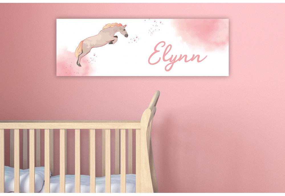 Paard met aquarel Paard met aquarel