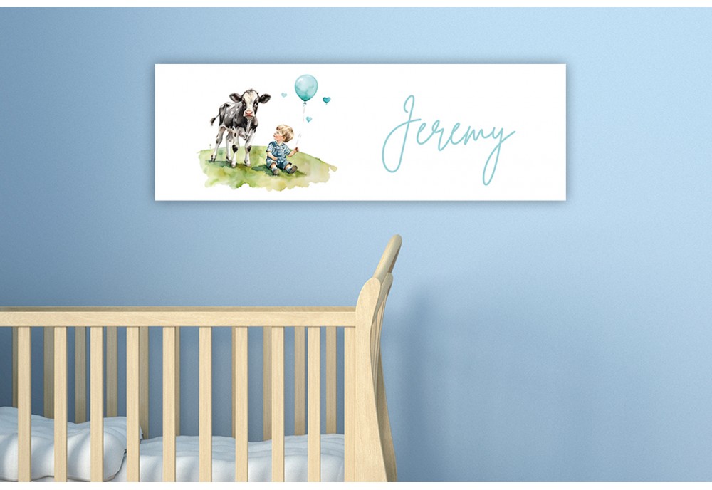 De jongen met een koetje De jongen met een koetje
