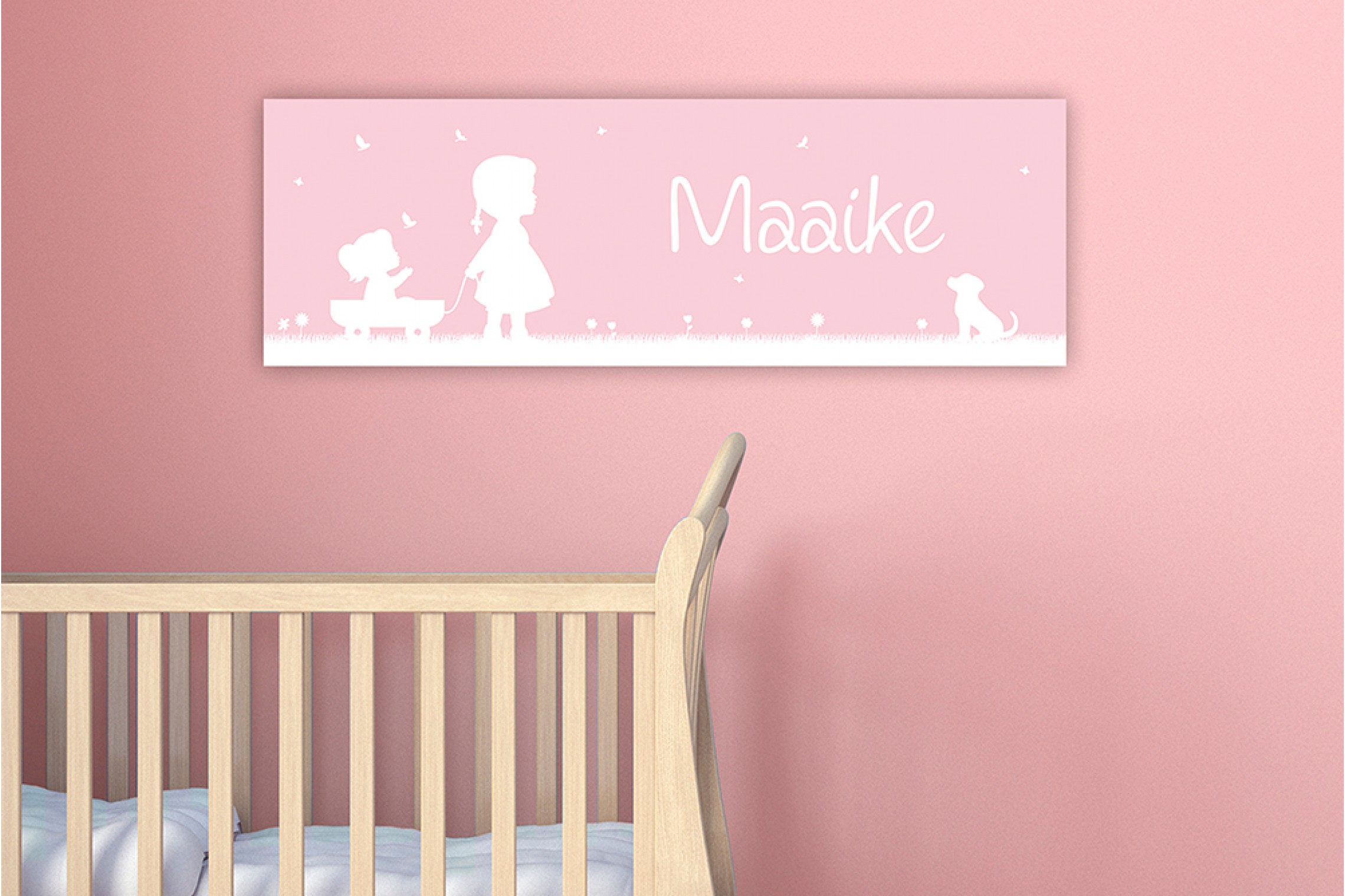 Meisje met zusje