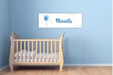 Blauwe ballon Blauwe ballon