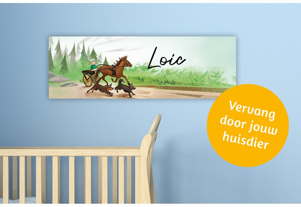 Paardenkoets met dieren