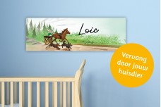 Paardenkoets met dieren Paardenkoets met dieren