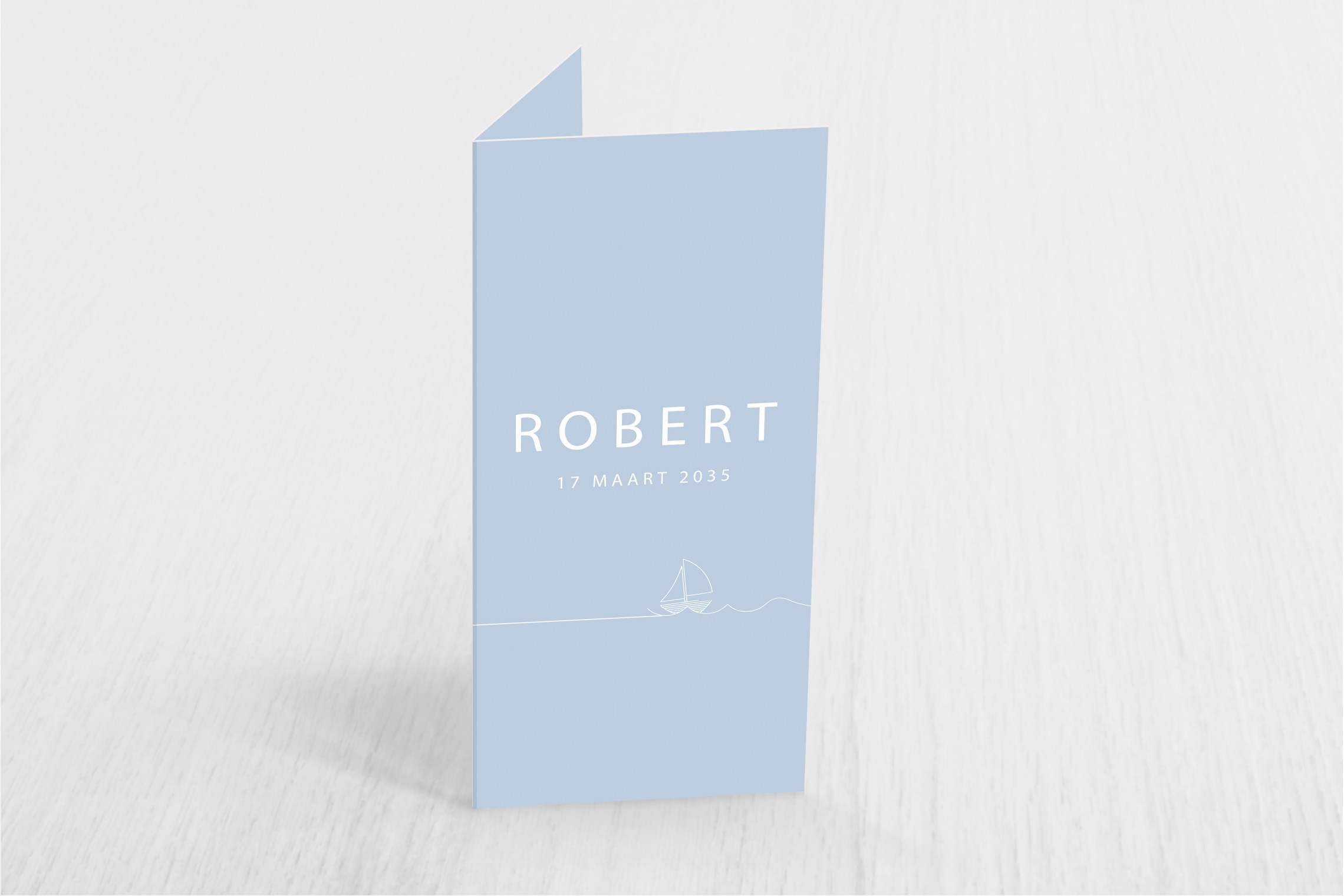 Blauwe boot