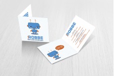 Schattig Blauw Robotje Schattig Blauw Robotje