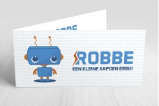 Schattig Blauw Robotje Schattig Blauw Robotje