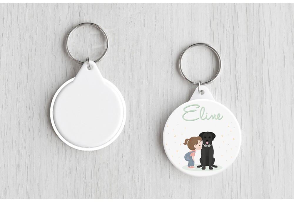 Meisje met labrador