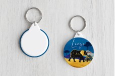 Olifant in savanne Olifant in savanne