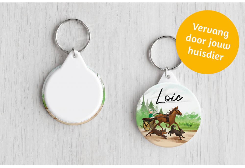 Paardenkoets met dieren
