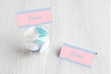 Roze en blauw