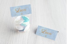 Blauw met bronzen leeuw Blauw met bronzen leeuw