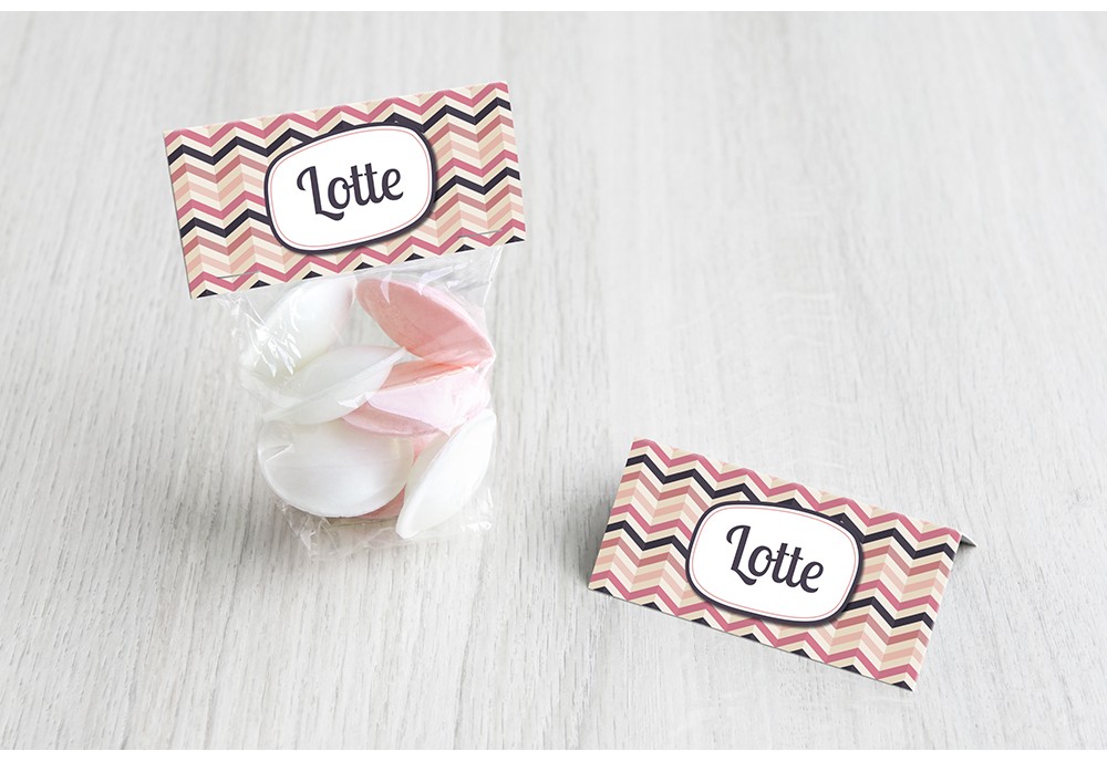 Strakke roze lijnen