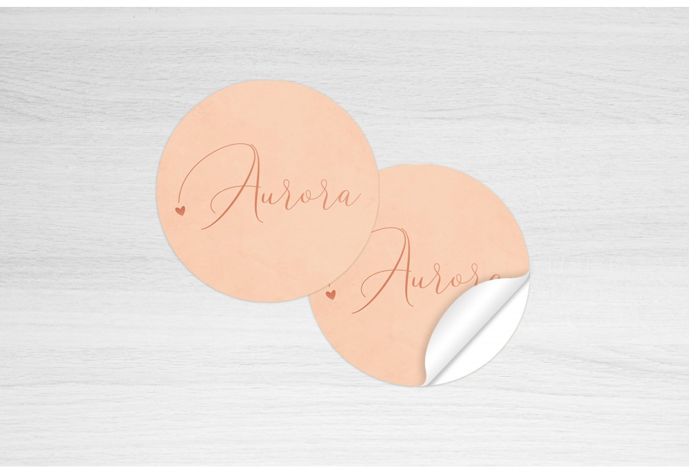 Naam met een hartje.