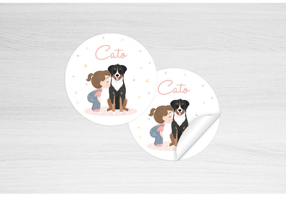 Kusje aan hond Kusje aan hond