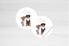 Kusje aan hond Kusje aan hond