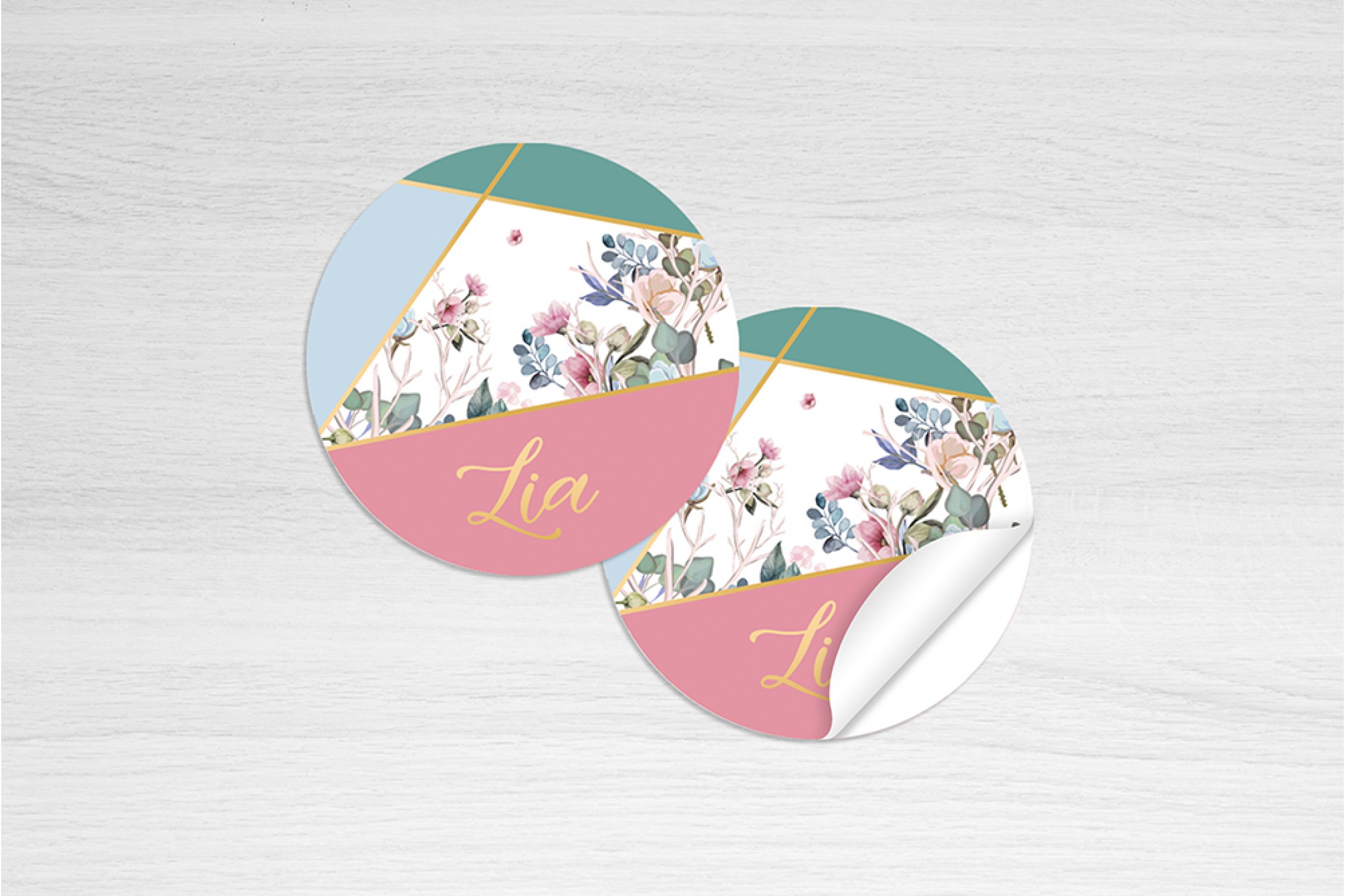 Strak met bloemen