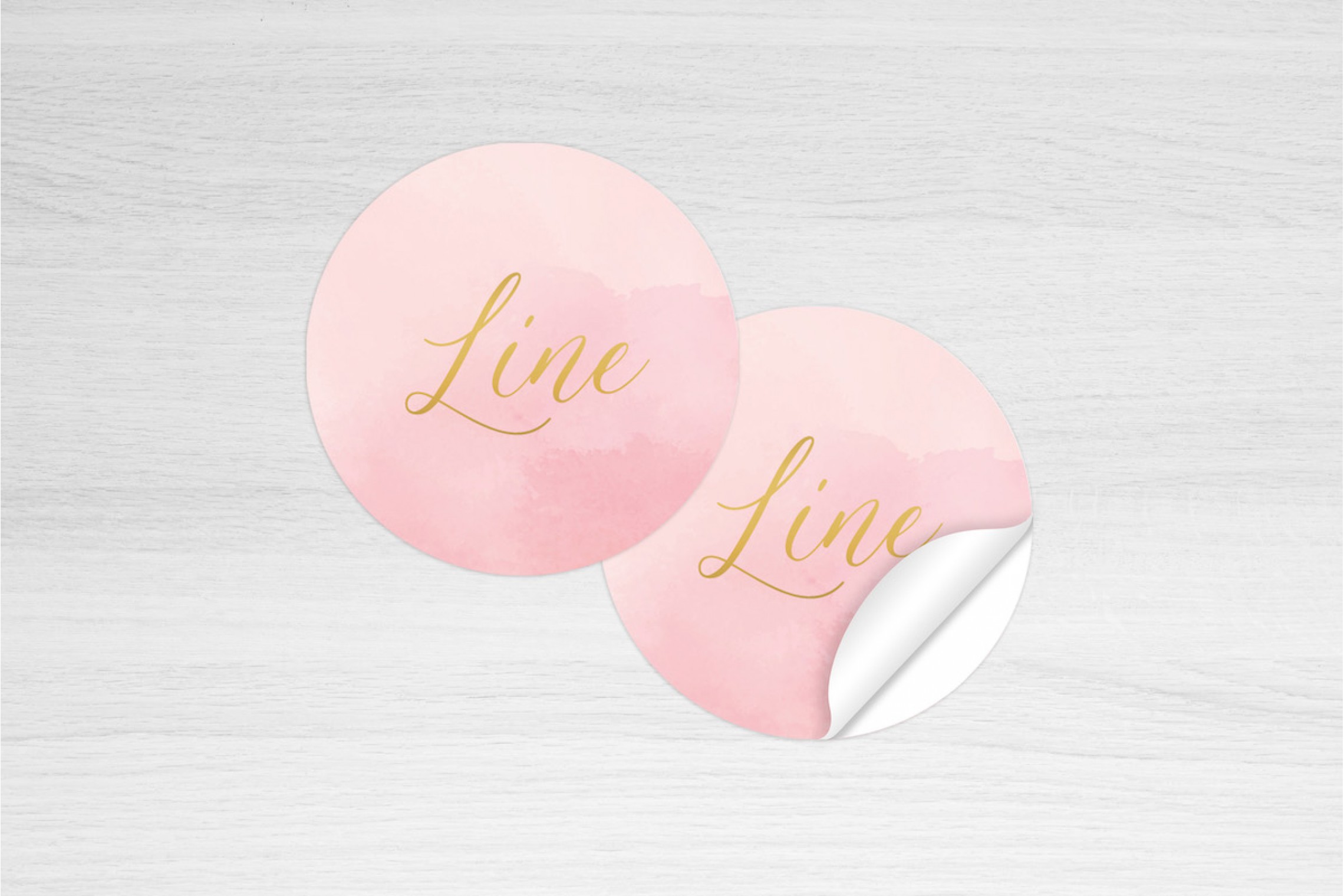 Roze aquarel