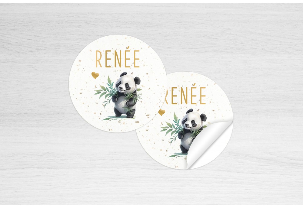 Kleine panda met blaadjes vast Kleine panda met blaadjes vast