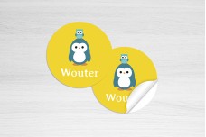 Pinguin met uiltje Pinguin met uiltje