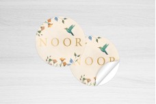 Vogel en bloemen Vogel en bloemen
