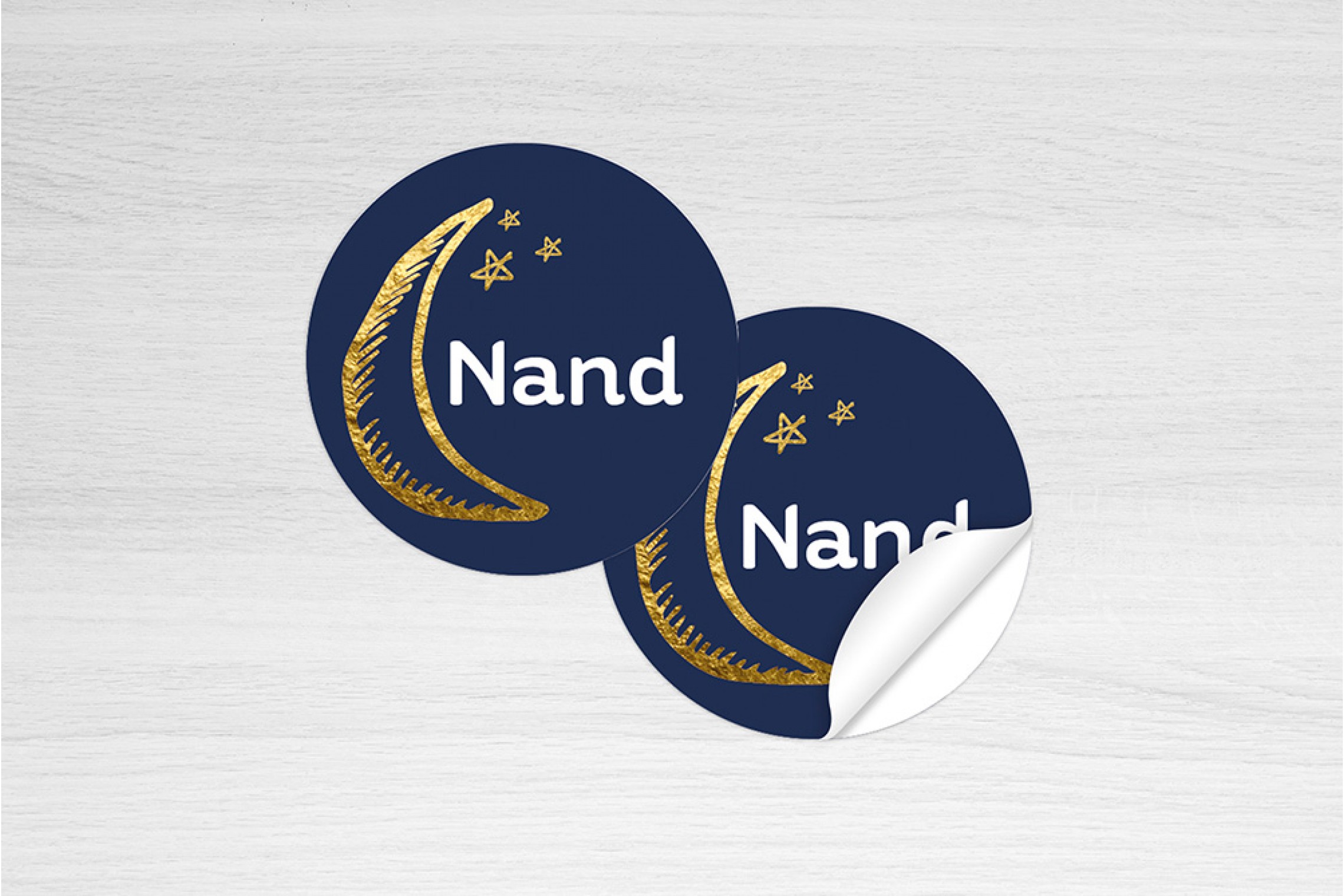Maan en sterretjes jongen