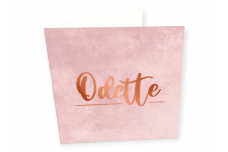 Roze met koper Roze met koper